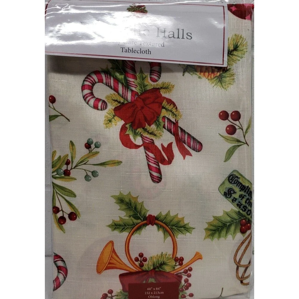 1 Fabric Tablecloth, 60